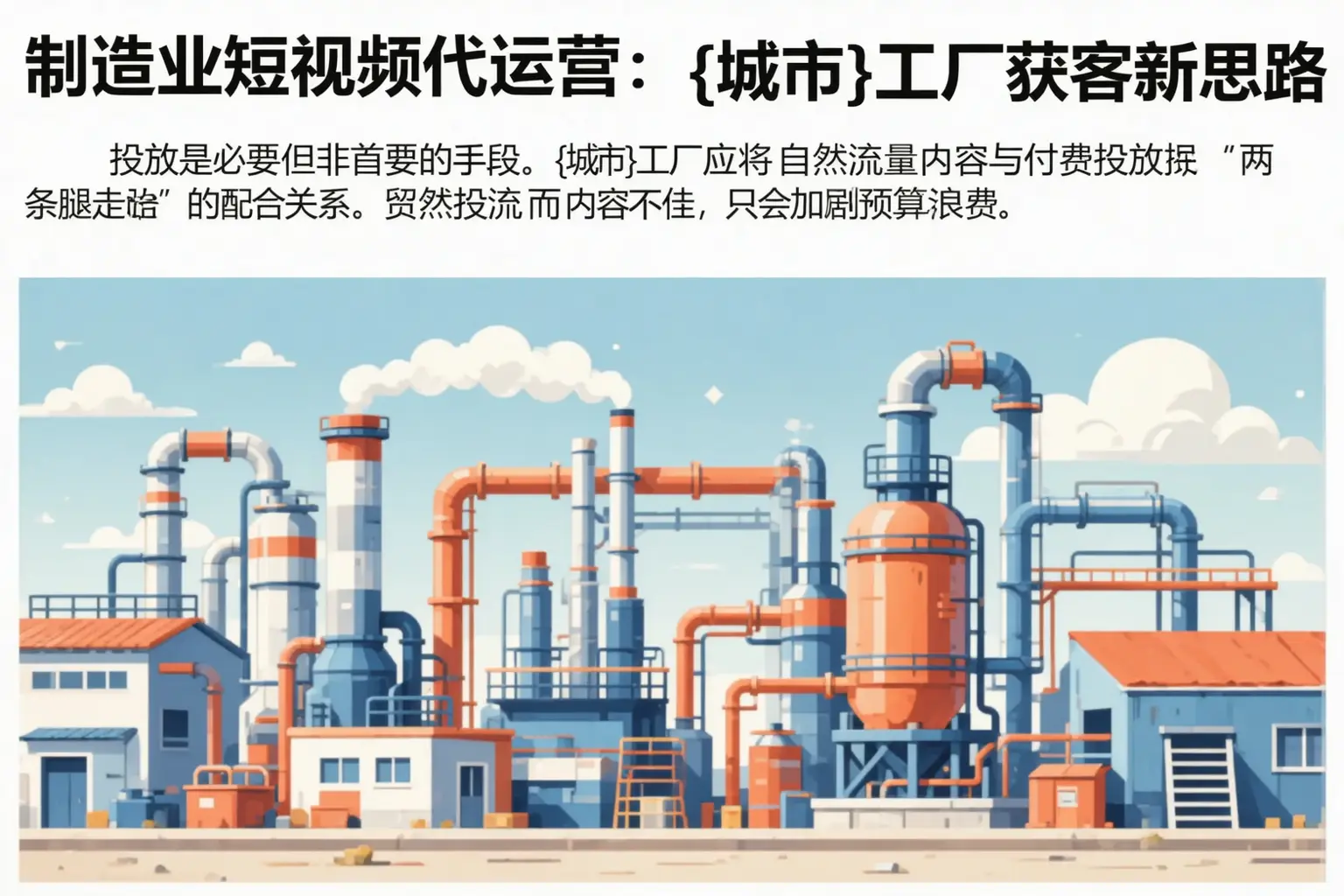 制造业短视频代运营:张家港工厂获客新思路